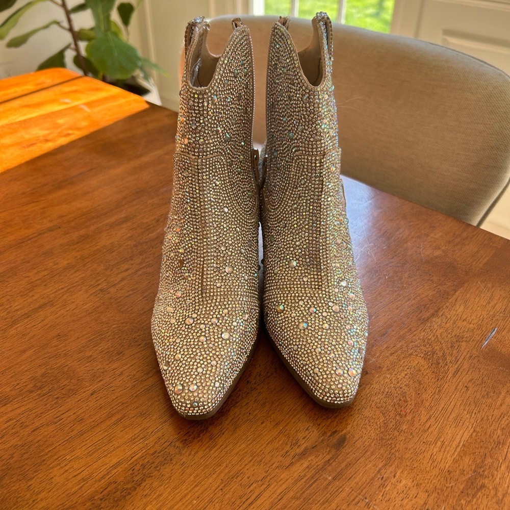 Sparkle ankle boots